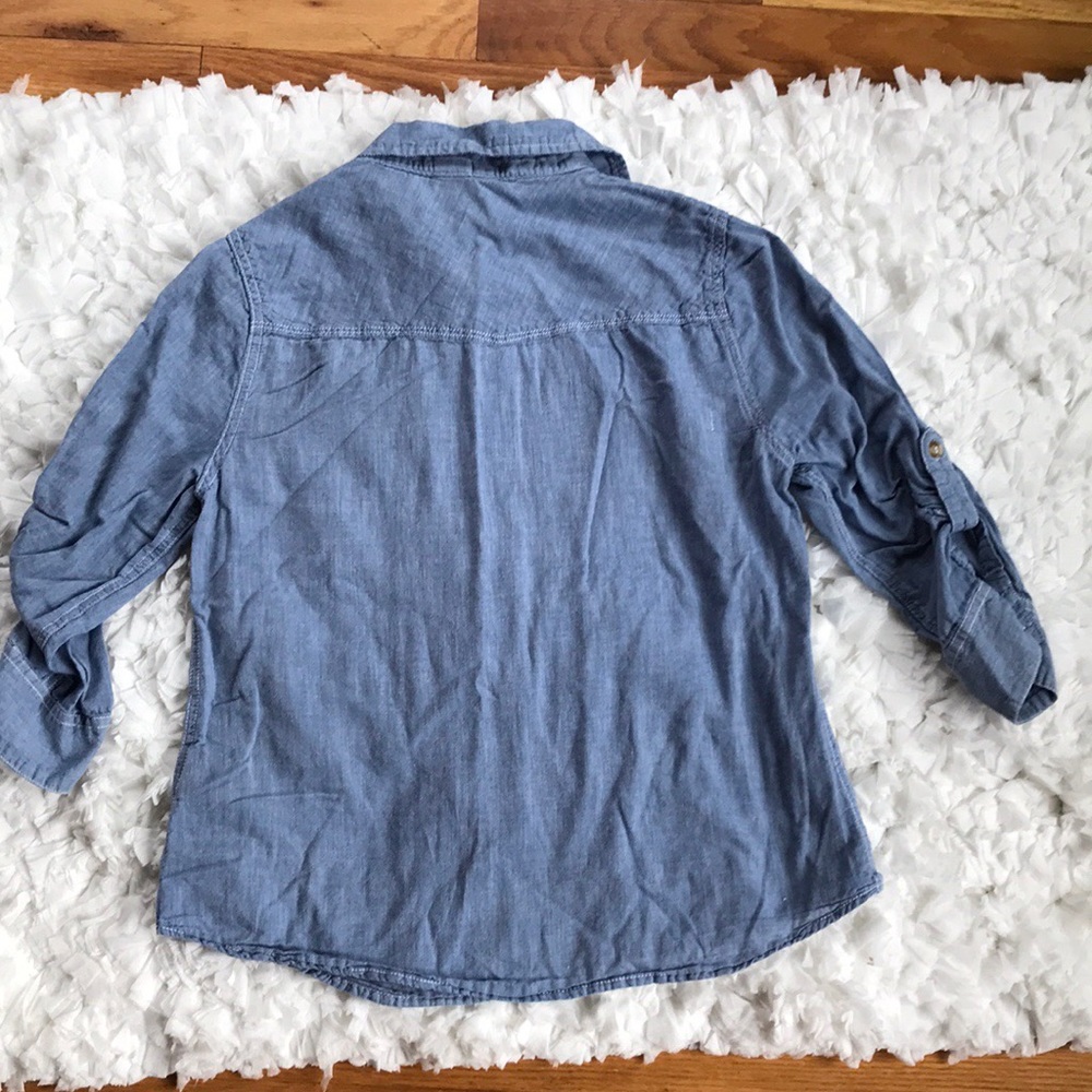 Chambray Button Down Top - Picture 6 of 6